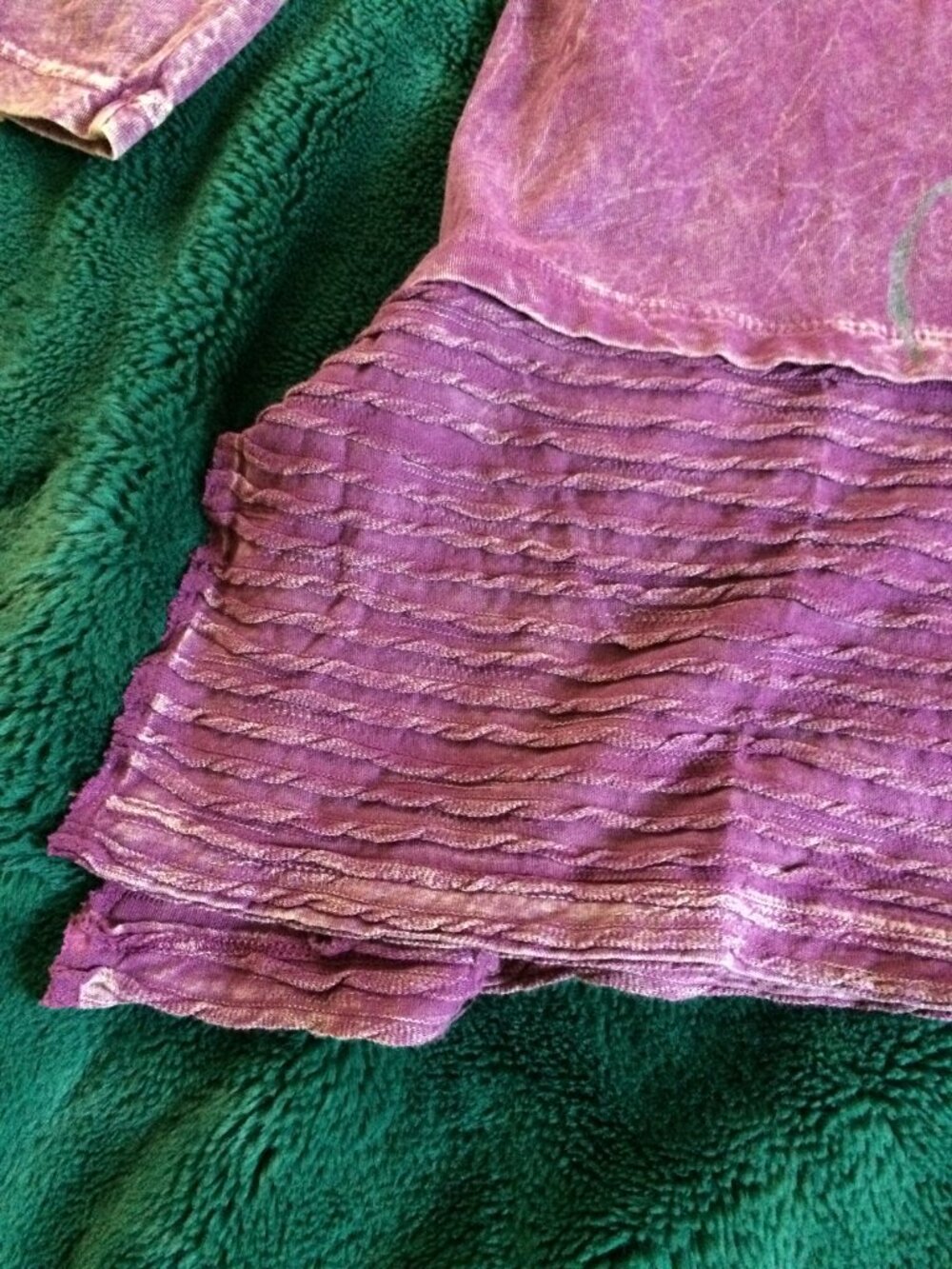 Jess & Jane Asymmetric Tunic Top Size M - Picture 3 of 15